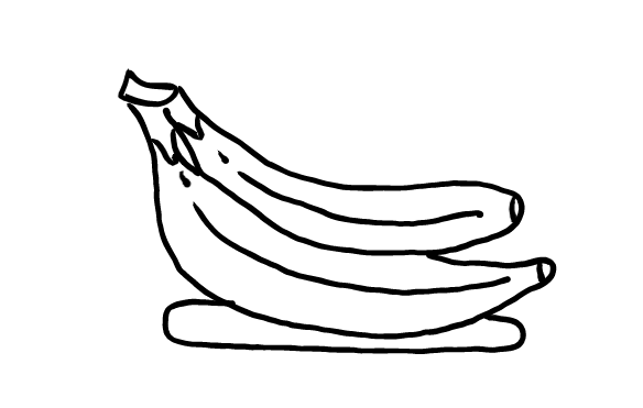  how to draw step by step banana drawing easy  - EasystepDrawing