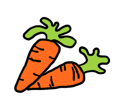 easy step by step carrots drawing - EasystepDrawing