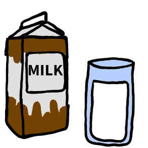 easy step by step cartoonofmilk drawing - EasystepDrawing