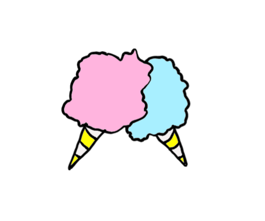 easy step by step cottoncandy drawing - EasystepDrawing