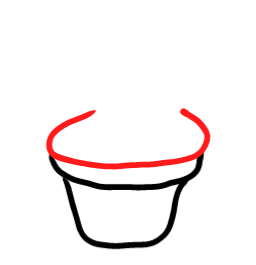  how to draw step by step cupcake drawing easy  - EasystepDrawing