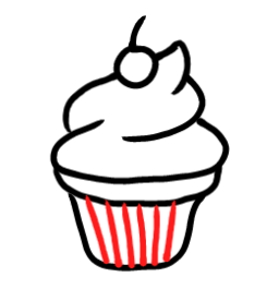  how to draw step by step cupcake drawing easy  - EasystepDrawing