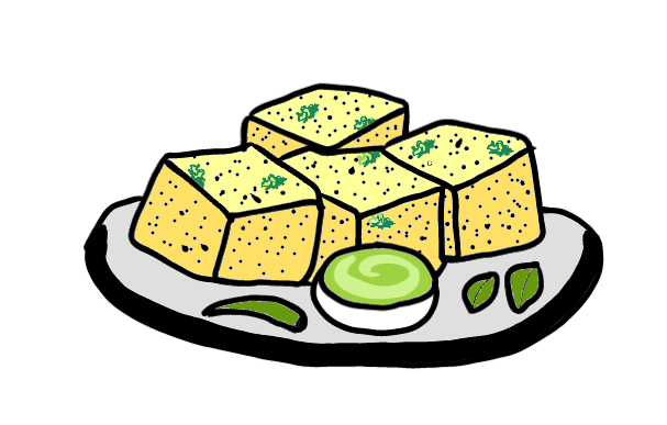 easy step by step dhokla drawing - EasystepDrawing