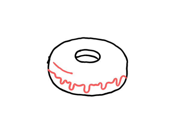  how to draw step by step donuts drawing easy  - EasystepDrawing