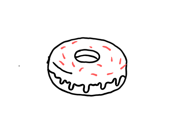  how to draw step by step donuts drawing easy  - EasystepDrawing