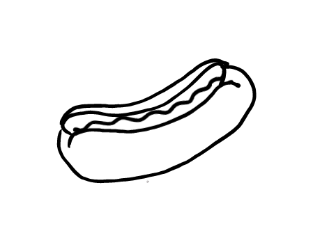  how to draw step by step hotdog drawing easy  - EasystepDrawing