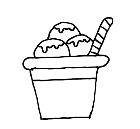  how to draw step by step icecreambowl drawing easy  - EasystepDrawing