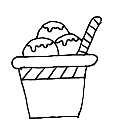  how to draw step by step icecreambowl drawing easy  - EasystepDrawing