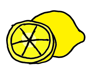 easy step by step lemon drawing - EasystepDrawing