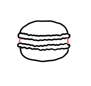  how to draw step by step macaron drawing easy  - EasystepDrawing