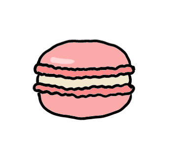 easy step by step macaron drawing - EasystepDrawing