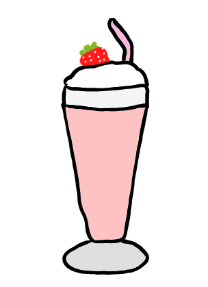 easy step by step milkshake drawing - EasystepDrawing