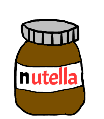 easy step by step nutella drawing - EasystepDrawing