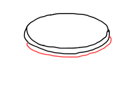  how to draw step by step pancakes drawing easy  - EasystepDrawing