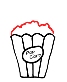  how to draw step by step popcorn drawing easy  - EasystepDrawing