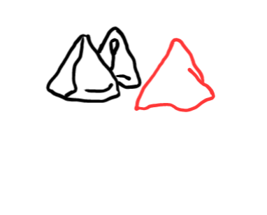  how to draw step by step samosa drawing easy  - EasystepDrawing