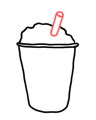  how to draw step by step slurpee drawing easy  - EasystepDrawing