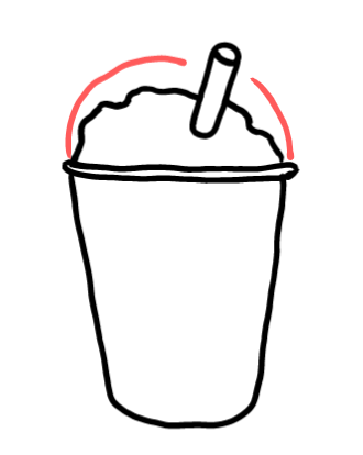  how to draw step by step slurpee drawing easy  - EasystepDrawing