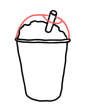  how to draw step by step slurpee drawing easy  - EasystepDrawing