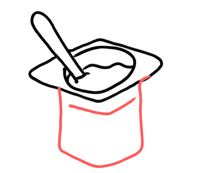  how to draw step by step yogurt drawing easy  - EasystepDrawing