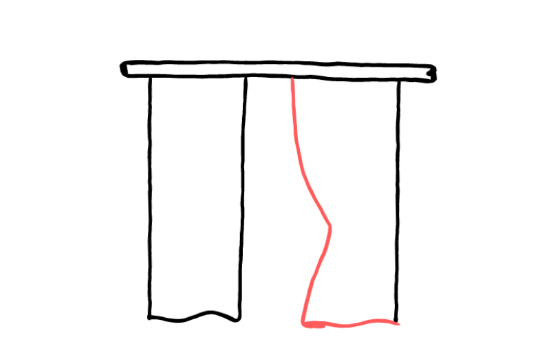  how to draw step by step curtains drawing easy  - EasystepDrawing