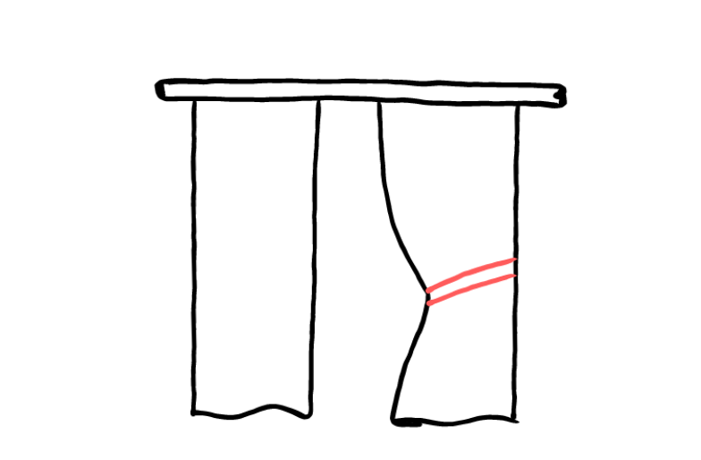  how to draw step by step curtains drawing easy  - EasystepDrawing