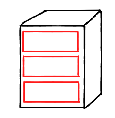  how to draw step by step drawer drawing easy  - EasystepDrawing