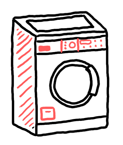  how to draw step by step washingmachine drawing easy  - EasystepDrawing