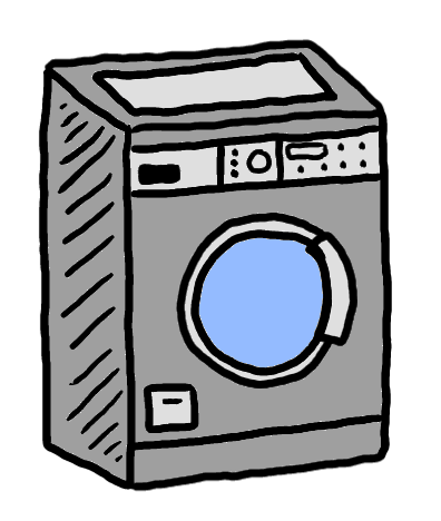 easy step by step washingmachine drawing - EasystepDrawing