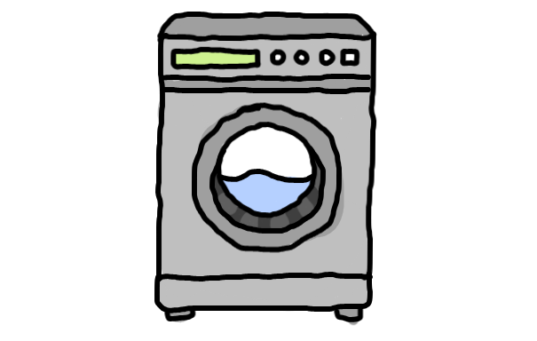 How to draw Washing Machine in easy step by step.