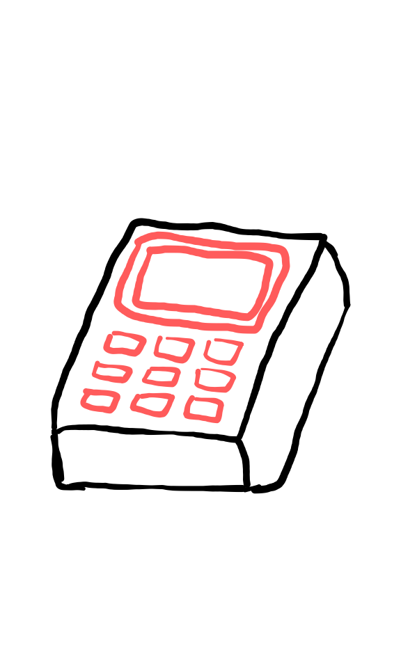  how to draw Card Reader in easy steps - step number : 3 - Easy Step Drawing