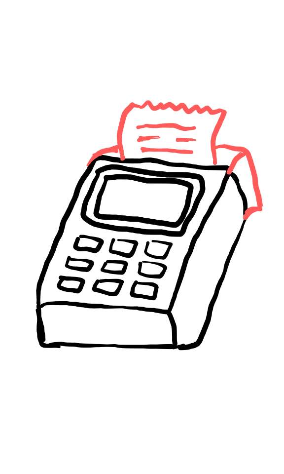  how to draw Card Reader in easy steps - step number : 4 - Easy Step Drawing