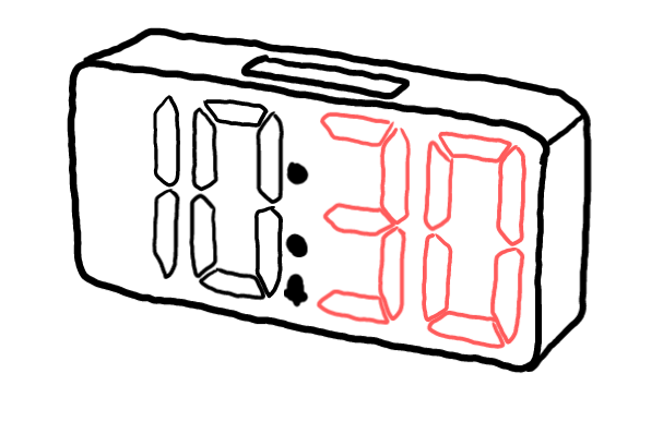  how to draw step by step digitalclock drawing easy  - EasystepDrawing