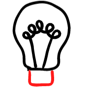  how to draw step by step lightbulb drawing easy  - EasystepDrawing