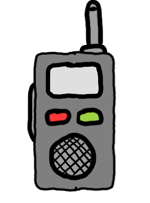 easy step by step walkietalkie drawing - EasystepDrawing