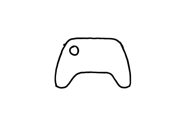  how to draw step by step xboxcontroller drawing easy  - EasystepDrawing