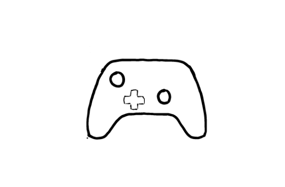  how to draw step by step xboxcontroller drawing easy  - EasystepDrawing