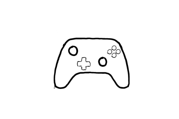  how to draw step by step xboxcontroller drawing easy  - EasystepDrawing