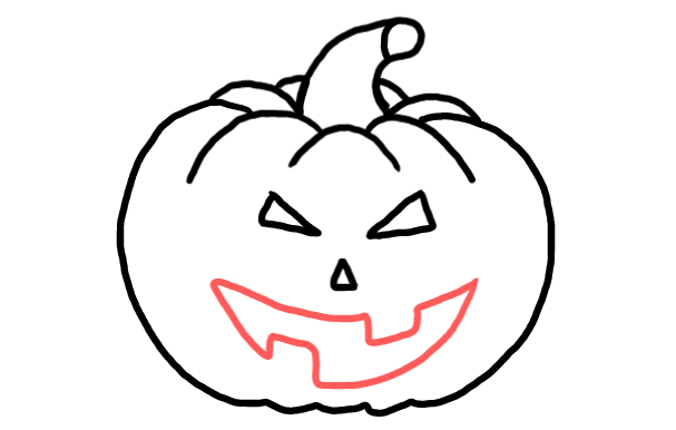  how to draw step by step jackolantern drawing easy  - EasystepDrawing