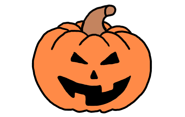 easy step by step jackolantern drawing - EasystepDrawing