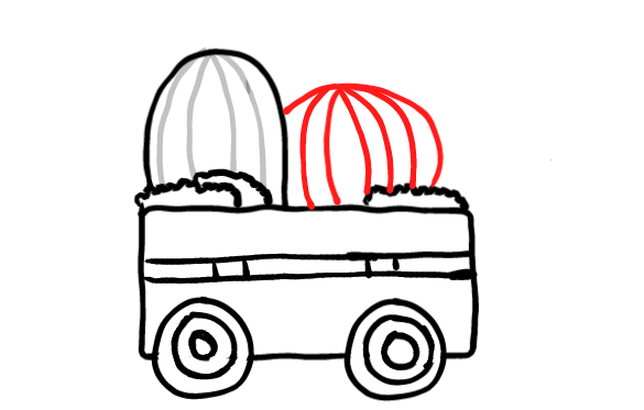  how to draw step by step pumpkinwagon drawing easy  - EasystepDrawing