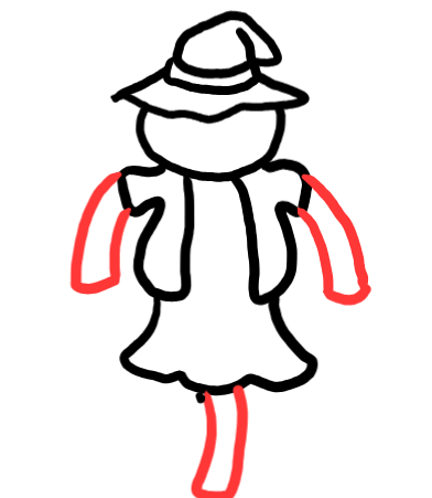  how to draw step by step scarecrow drawing easy  - EasystepDrawing