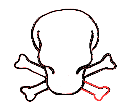  how to draw step by step skeleton drawing easy  - EasystepDrawing