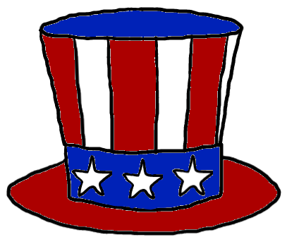 easy step by step 4thofjulyhat drawing - EasystepDrawing