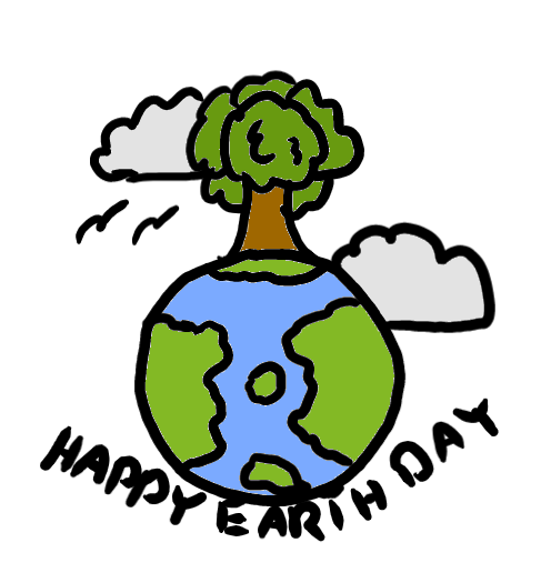 easy step by step earthday drawing - EasystepDrawing