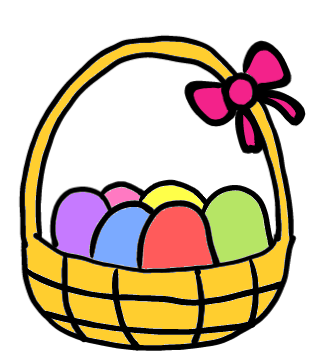 easy step by step easterbasket drawing - EasystepDrawing