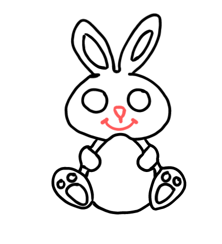  how to draw step by step easterbunny drawing easy  - EasystepDrawing