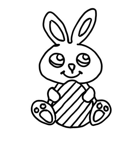  how to draw step by step easterbunny drawing easy  - EasystepDrawing