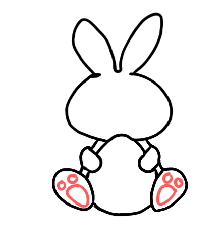  how to draw step by step easterbunny drawing easy  - EasystepDrawing