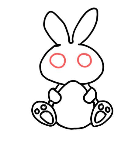  how to draw step by step easterbunny drawing easy  - EasystepDrawing